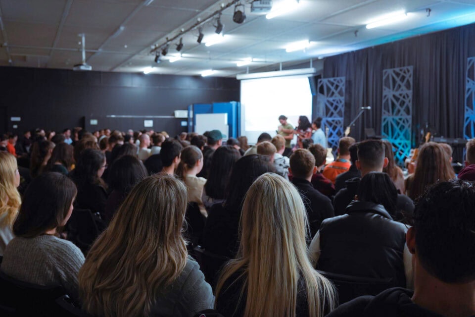 YOUTH RALLY CROWD