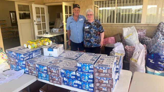 Jan and Dale Wangaratta with Up and Go from Sanitarium